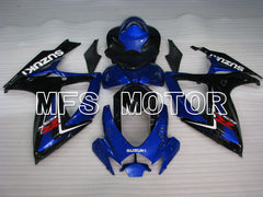 Suzuki GSXR600 GSXR750 2006-2007 Injection ABS Fairing - Factory Style - Blue Black - MFS2361 - Fairings Kit