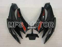 Suzuki GSXR600 GSXR750 2006-2007 Injection ABS Fairing - Factory Style - Black Red wine color - MFS2365 - Fairings Kit