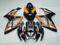 Suzuki GSXR600 GSXR750 2006-2007 Injection ABS Fairing - Factory Style - Black Orange - MFS2379 - Fairings Kit