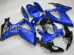 Suzuki GSXR600 GSXR750 2006-2007 Injection ABS Fairing - Factory Style - Blue Black - MFS2382 - Fairings Kit