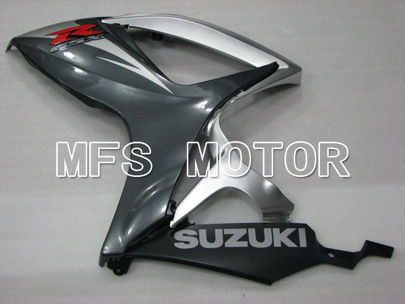 Suzuki GSXR600 GSXR750 2006-2007 Injection ABS Fairing - Factory Style - Black Silver - MFS2386 - Fairings Kit