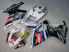 Suzuki GSXR600 GSXR750 2006-2007 Injection ABS Fairing - BRUX - Black White - MFS2412 - Fairings Kit