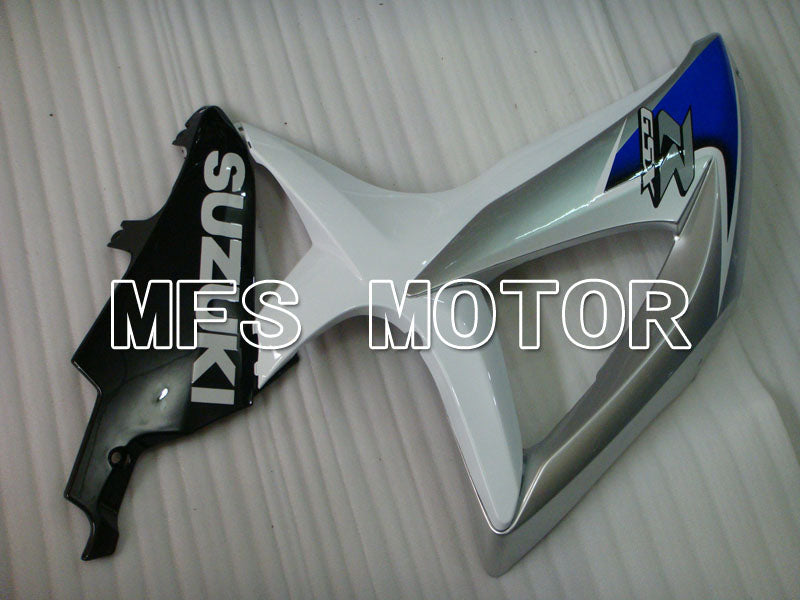 Suzuki GSXR600 GSXR750 2008-2010 Injection ABS Fairing - Factory Style - White Silver - MFS2428 - Fairings Kit