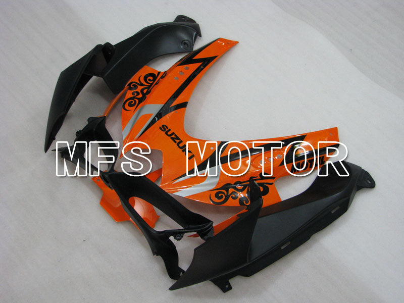Suzuki GSXR600 GSXR750 2008-2010 Injection ABS Fairing - Corona - Black Orange - MFS2431 - Fairings Kit