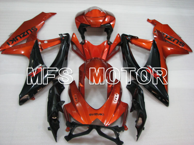 Suzuki GSXR600 GSXR750 2008-2010 Injection ABS Fairing - Factory Style - Black Orange - MFS2436 - Fairings Kit