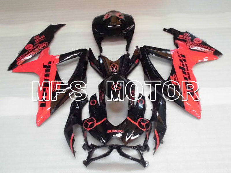 Suzuki GSXR600 GSXR750 2008-2010 Injection ABS Fairing - Jordan - Black Pink - MFS2439 - Fairings Kit