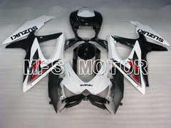 Suzuki GSXR600 GSXR750 2008-2010 Injection ABS Fairing - Factory Style - Black White - MFS2455 - Fairings Kit
