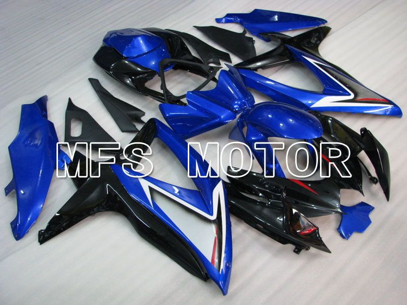 Suzuki GSXR600 GSXR750 2008-2010 Injection ABS Fairing - Factory Style - Black Blue - MFS2458 - Fairings Kit