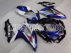 Suzuki GSXR600 GSXR750 2008-2010 Injection ABS Fairing - Factory Style - Blue White - MFS2461 - Fairings Kit