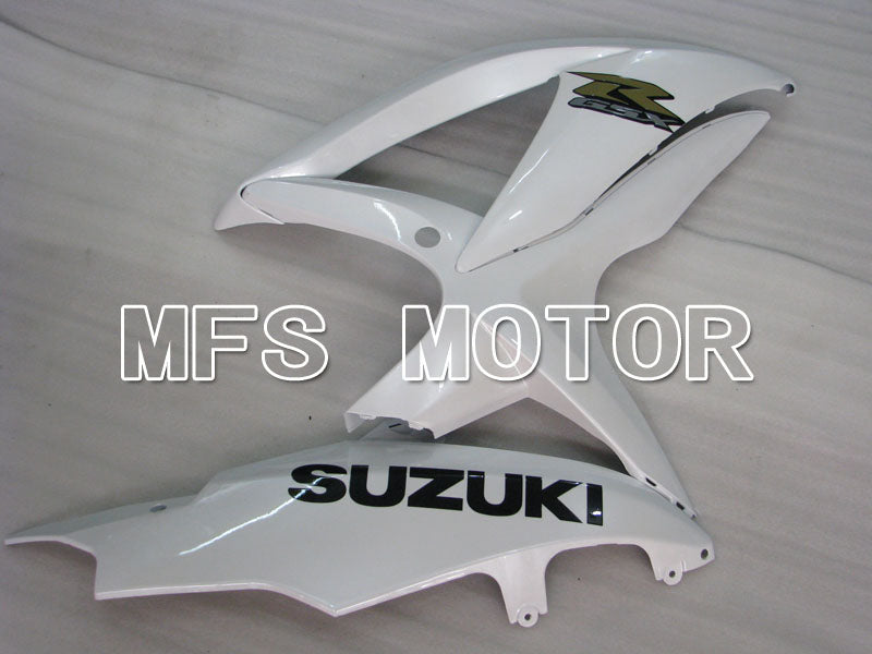 Suzuki GSXR600 GSXR750 2008-2010 Injection ABS Fairing - Factory Style - Black White - MFS2463 - Fairings Kit