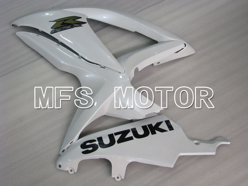Suzuki GSXR600 GSXR750 2008-2010 Injection ABS Fairing - Factory Style - Black White - MFS2463 - Fairings Kit