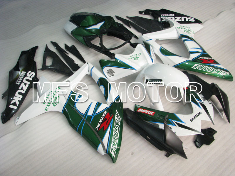 Suzuki GSXR600 GSXR750 2008-2010 Injection ABS Fairing - Corona - White ArmyGreen - MFS2468 - Fairings Kit