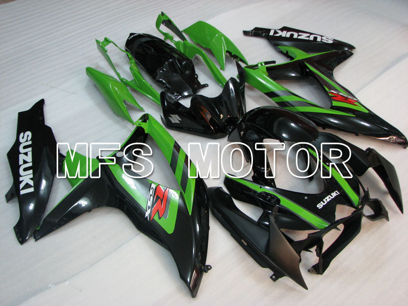 Suzuki GSXR600 GSXR750 2008-2010 Injection ABS Fairing - Factory Style - Black Green - MFS2474 - Fairings Kit