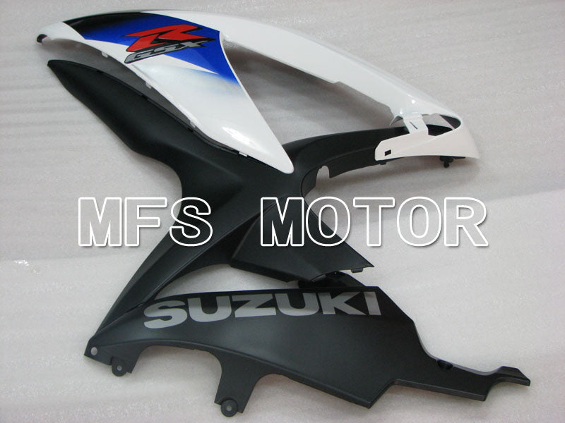 Suzuki GSXR600 GSXR750 2008-2010 Injection ABS Fairing - Factory Style - Black White - MFS2477 - Fairings Kit