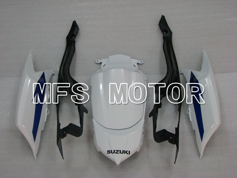 Suzuki GSXR600 GSXR750 2008-2010 Injection ABS Fairing - Factory Style - Black White - MFS2477 - Fairings Kit