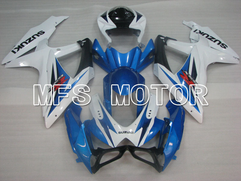 Suzuki GSXR600 GSXR750 2008-2010 Injection ABS Fairing - Factory Style - Blue White - MFS2481 - Fairings Kit