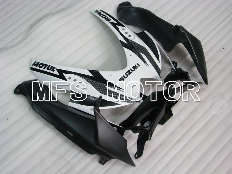 Suzuki GSXR600 GSXR750 2008-2010 Injection ABS Fairing - Corona - Black White - MFS2483 - Fairings Kit
