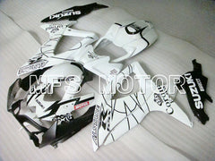 Suzuki GSXR600 GSXR750 2008-2010 Injection ABS Fairing - Corona - Black White - MFS2484 - Fairings Kit