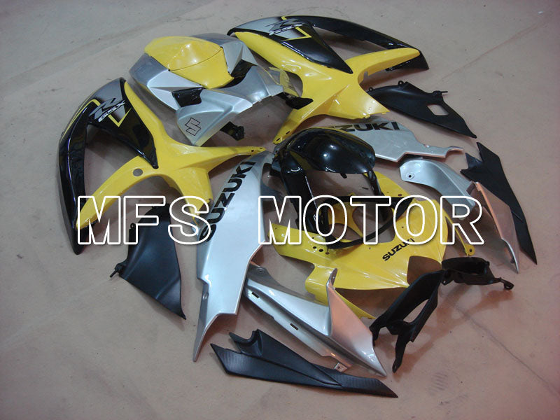 Suzuki GSXR600 GSXR750 2008-2010 Injection ABS Fairing - Factory Style - Yellow Silver - MFS2490 - Fairings Kit