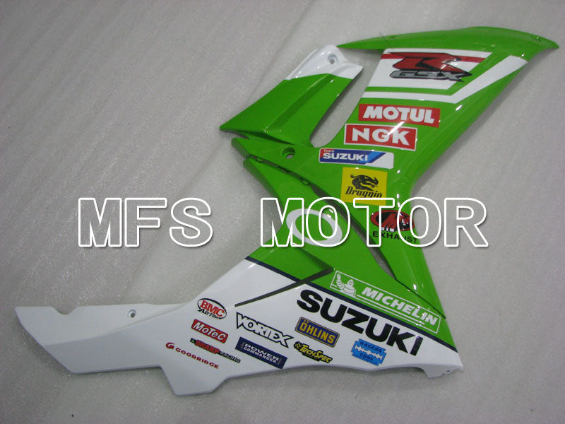 Suzuki GSXR600 GSXR750 2011-2024 Injection ABS Fairing - MOTUL - Green White - MFS2495 - Fairings Kit