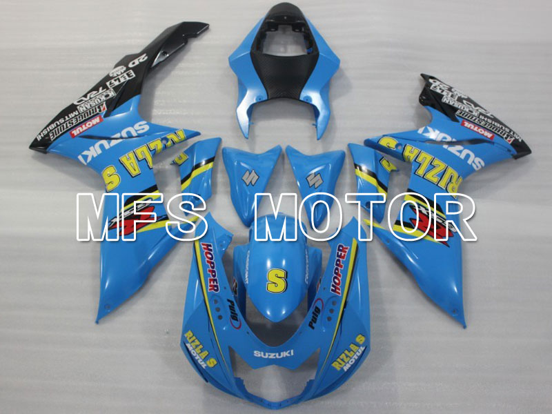 Suzuki GSXR600 GSXR750 2011-2024 Injection ABS Fairing - Rizla+ - Blue - MFS2498 - Fairings Kit