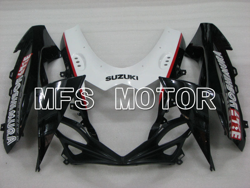 Suzuki GSXR600 GSXR750 2011-2024 Injection ABS Fairing - YOSHIMURA - Black White - MFS2503 - Fairings Kit