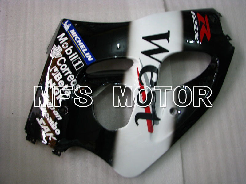 Suzuki GSXR750 1996-1999 ABS Fairing - West - Black White - MFS6873 - Fairings Kit