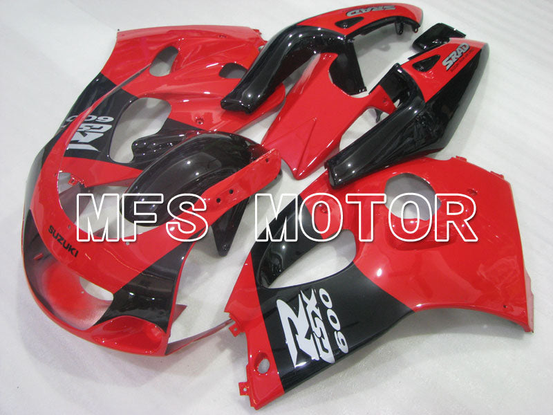 Suzuki GSXR750 1996-1999 ABS Fairing - Factory Style - Black Red - MFS6876 - Fairings Kit