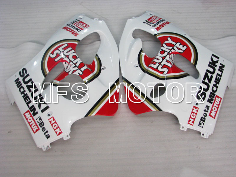 Suzuki GSXR600 1997-2000 ABS Fairing - Lucky Strike - Red White - MFS2562 - Fairings Kit