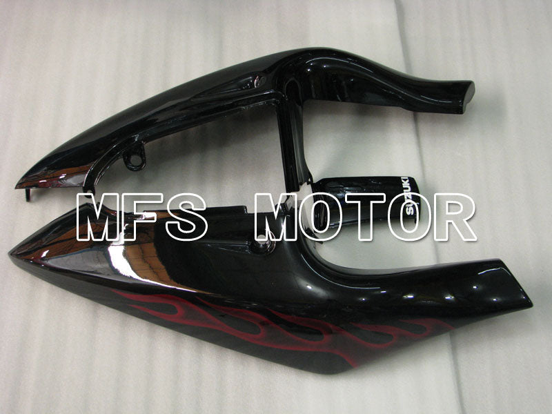 Suzuki GSXR750 1996-1999 ABS Fairing - Flame - Black Red - MFS6880 - Fairings Kit