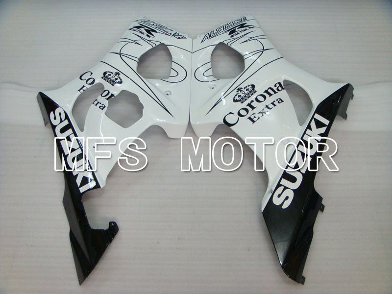 Suzuki GSXR1000 2003-2004 Injection ABS Fairing - Conora - Black White - MFS2572 - Fairings Kit