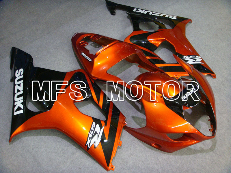 Suzuki GSXR1000 2003-2004 Injection ABS Fairing - Factory Style - Black Orange - MFS2592 - Fairings Kit