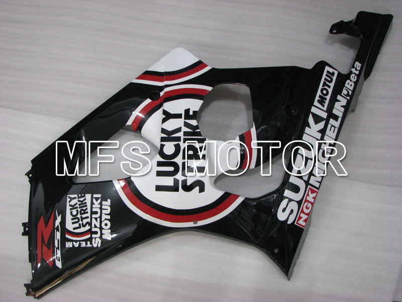 Suzuki GSXR1000 2003-2004 Injection ABS Fairing - Lucky Strike - Black White - MFS2609 - Fairings Kit