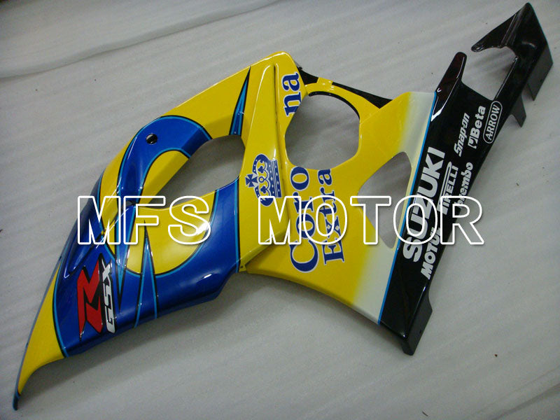 Suzuki GSXR1000 2005-2006 Injection ABS Fairing - Blue Yellow - Corona - MFS2621 - Fairings Kit