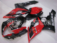 Suzuki GSXR1000 2005-2006 Injection ABS Fairing - Factory Style - Black Red - MFS2635 - Fairings Kit