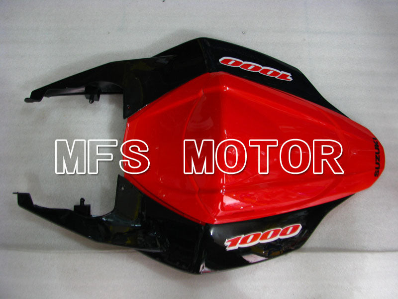 Suzuki GSXR1000 2007-2008 Injection ABS Fairing - Factory Style - Black Red - MFS2675 - Fairings Kit