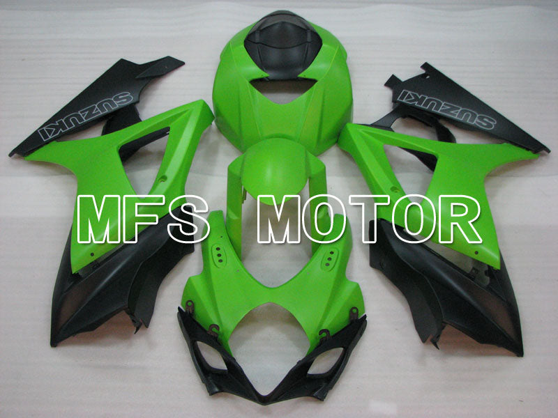 Suzuki GSXR1000 2007-2008 Injection ABS Fairing - Factory Style - Black Green Matte - MFS2692 - Fairings Kit