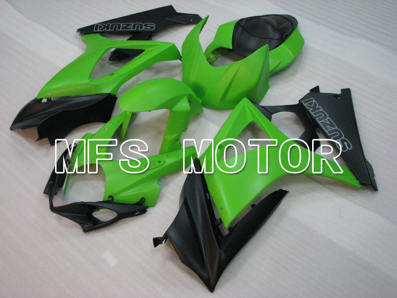 Suzuki GSXR1000 2007-2008 Injection ABS Fairing - Factory Style - Black Green Matte - MFS2692 - Fairings Kit