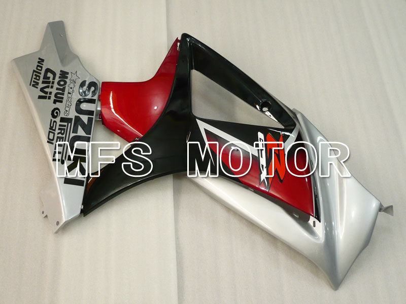 Suzuki GSXR1000 2007-2008 Injection ABS Fairing - Factory Style - Black Red - MFS2695 - Fairings Kit