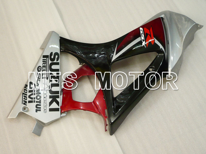 Suzuki GSXR1000 2007-2008 Injection ABS Fairing - Factory Style - Black Red - MFS2695 - Fairings Kit