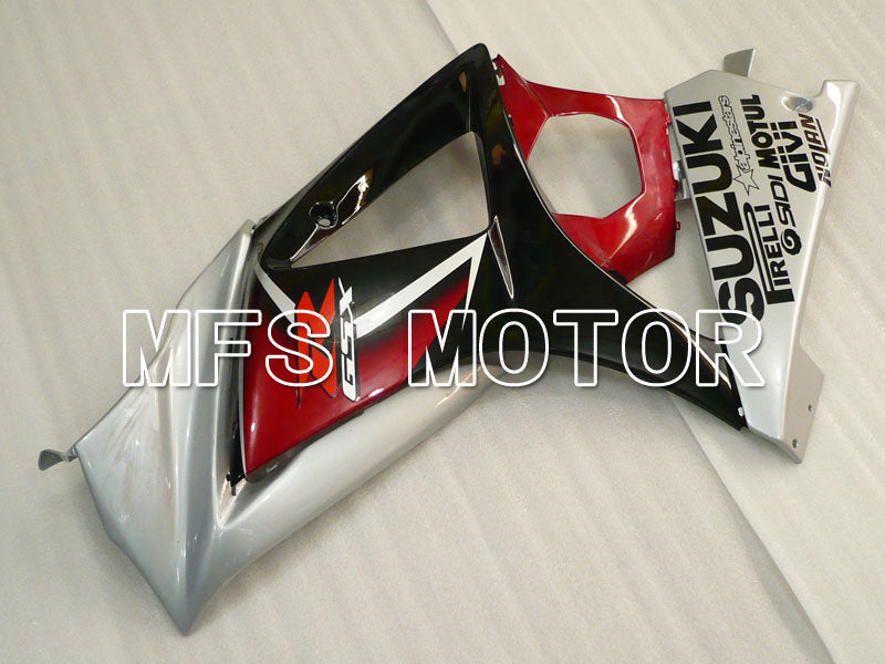 Suzuki GSXR1000 2007-2008 Injection ABS Fairing - Factory Style - Black Red - MFS2695 - Fairings Kit