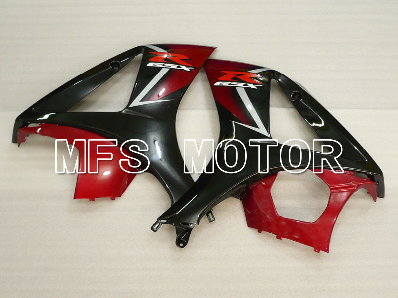 Suzuki GSXR1000 2007-2008 Injection ABS Fairing - Factory Style - Black Red - MFS2695 - Fairings Kit