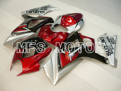 Suzuki GSXR1000 2007-2008 Injection ABS Fairing - Factory Style - Black Red - MFS2695 - Fairings Kit