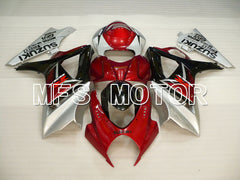 Suzuki GSXR1000 2007-2008 Injection ABS Fairing - Factory Style - Black Red - MFS2695 - Fairings Kit