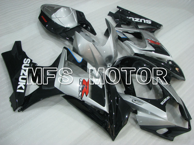 Suzuki GSXR1000 2007-2008 Injection ABS Fairing - Factory Style - Black Silver - MFS2700 - Fairings Kit