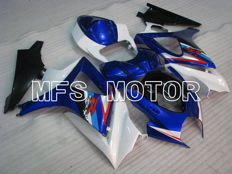 Suzuki GSXR1000 2007-2008 Injection ABS Fairing - Factory Style - White Blue - MFS2706 - Fairings Kit