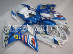 Suzuki GSXR1000 2009-2016 Injection ABS Fairing - Customize - White Blue - MFS2716 - Fairings Kit