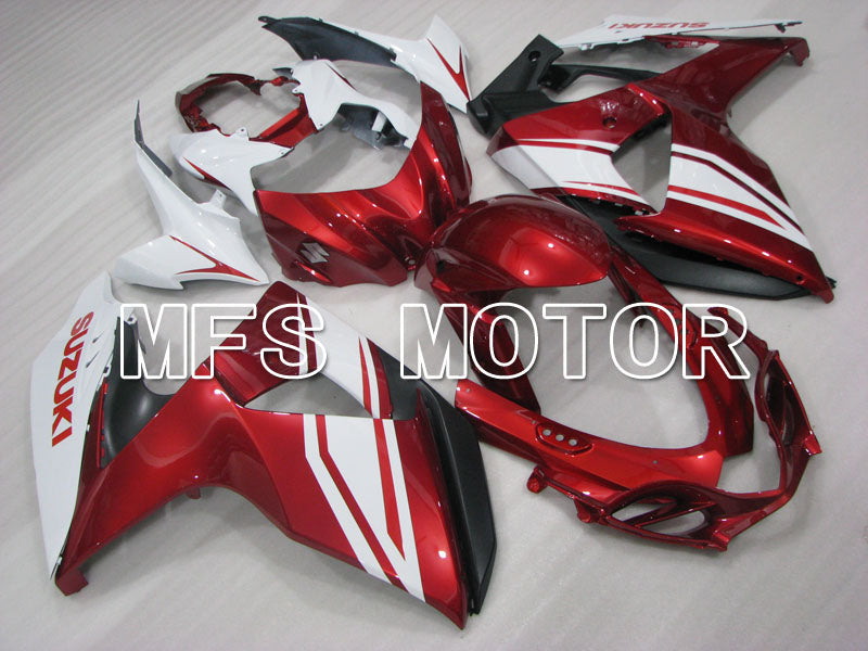 Suzuki GSXR1000 2009-2016 Injection ABS Fairing - Factory Style - White red - MFS2722 - Fairings Kit