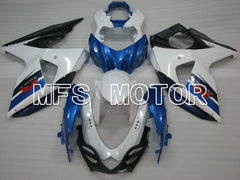 Suzuki GSXR1000 2009-2016 Injection ABS Fairing - Factory Style - White Blue - MFS2726 - Fairings Kit