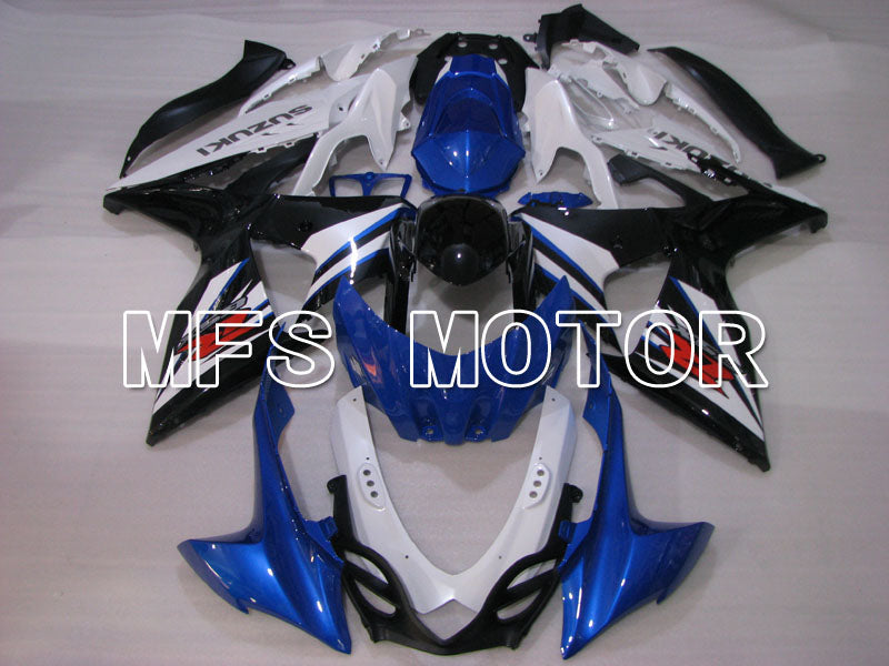 Suzuki GSXR1000 2009-2016 Injection ABS Fairing - Factory Style - Black White Blue - MFS2733 - Fairings Kit